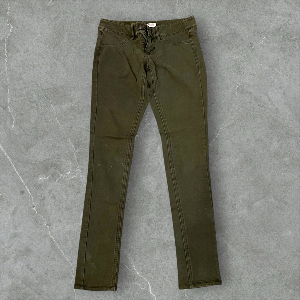 Mossimo Supply Co. Olive Skinny Pants